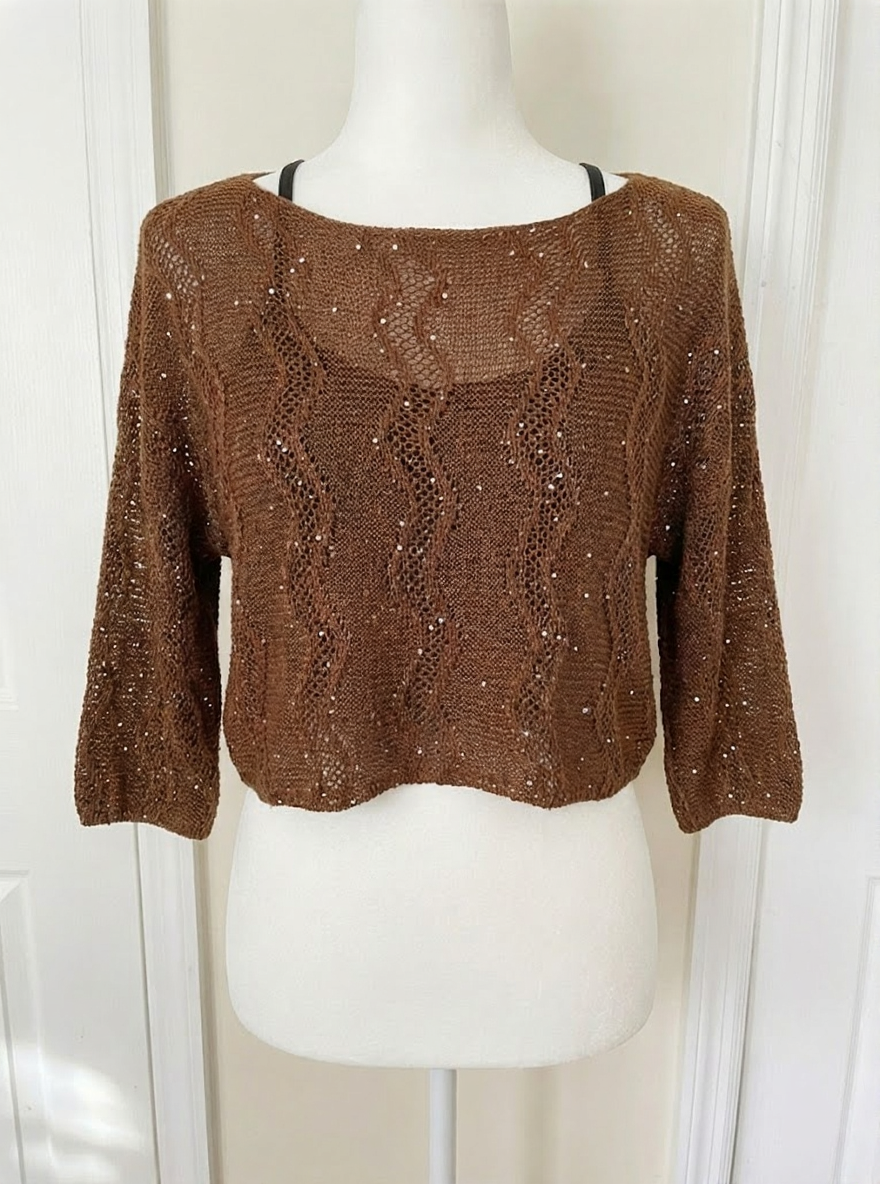 Women’s Premium Sparkle Knit Imported Top