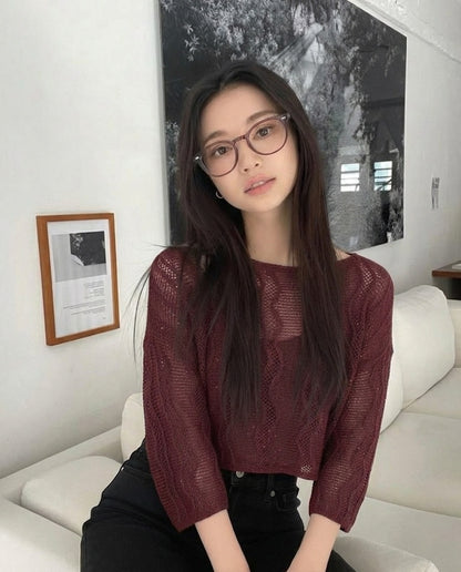 Women’s Premium Sparkle Knit Imported Top